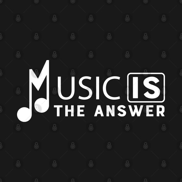 Music is the answer by KC Happy Shop