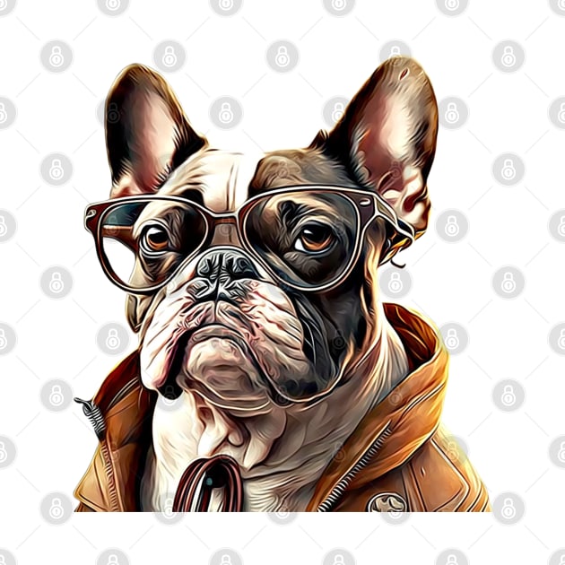 Yuppie French Bulldog by Unboxed Mind of J.A.Y LLC 