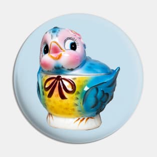 Vintage Bluebird Cookie Jar Photo Pin