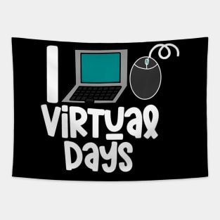 100 Virtual Days Quote 100th Day of School ELearning Meme Tapestry