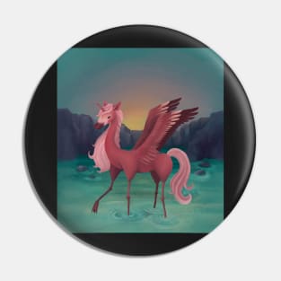 Flaminicorn Pin