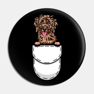 Funny Cockapoo Pocket Dog Pin