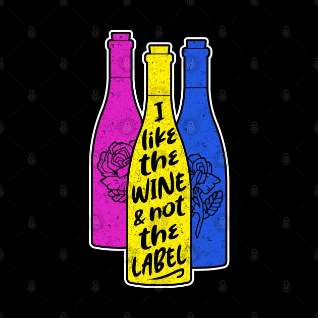 The wine not the label by NinthStreetShirts