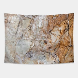 Orange Textured Erosion Tapestry