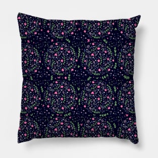 Blossoming garden Flowers Pillow