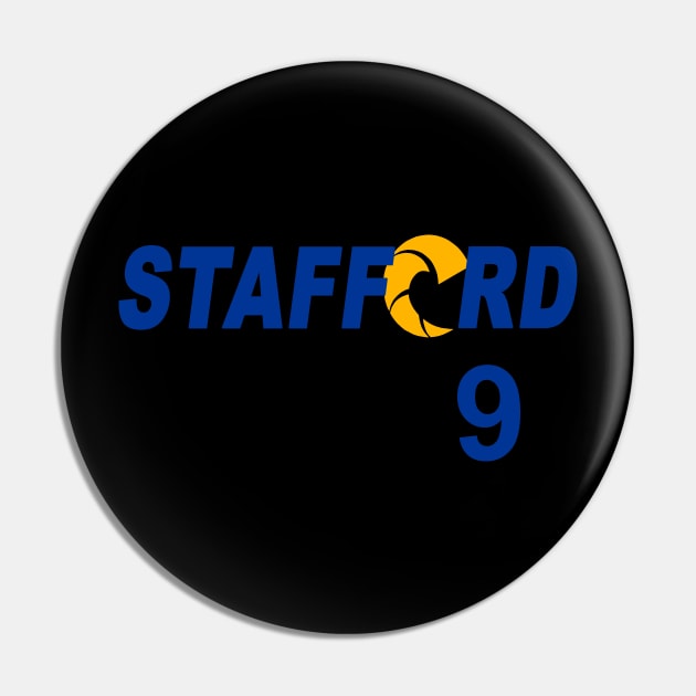 Stafford 9, Los Angeles Football Pin by FanSwagUnltd
