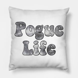 Tie Dye Grey Pogue Life Pillow