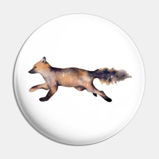 Orange fox Pin