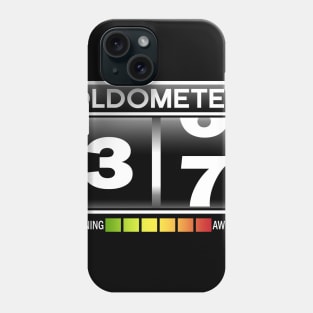 Oldometer 37 Awesome Since 1983 Funny 37th Birthday Gift Phone Case