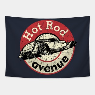 Hot Rod Avenue Tapestry