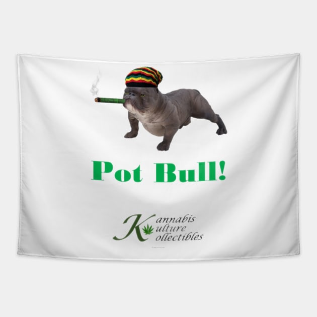 Pot Bull Tapestry by Kannabis Kulture Kollectibles