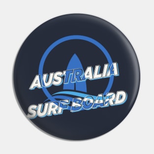 Australia surf board Pin