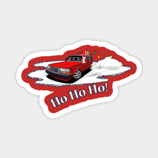 Santa's Wagon Magnet