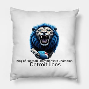 Detroit lions Football champion Pillow