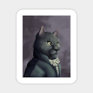 Victorian-style Cat 1 Magnet