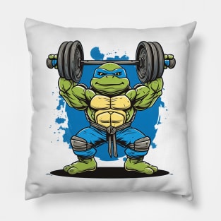 leonardo at gym Pillow