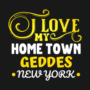 I love Geddes New York T-Shirt