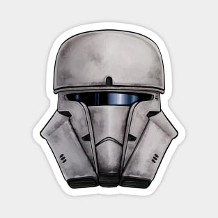 Tank Trooper - White Magnet