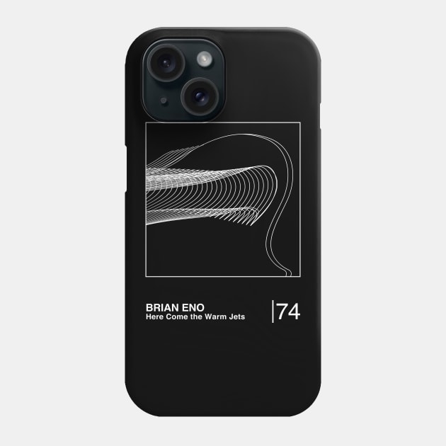 Here Come the Warm Jets / Original Minimalist Graphic Artwork Design Phone Case by saudade