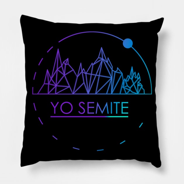 yo semite Pillow by Fukuro1703