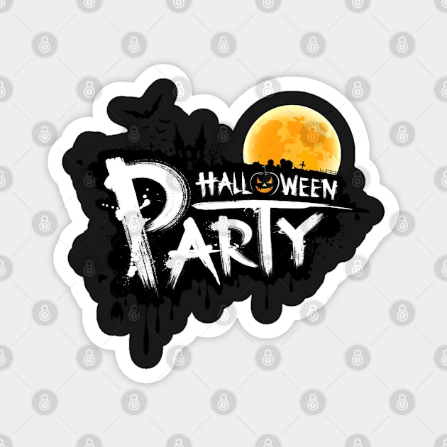 Halloween Party Magnet by uppermosteN