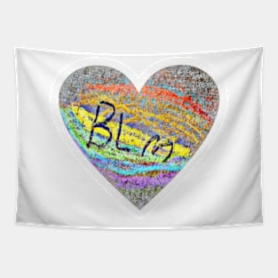 BLM 🖤 Pride - Sticker - Front Tapestry