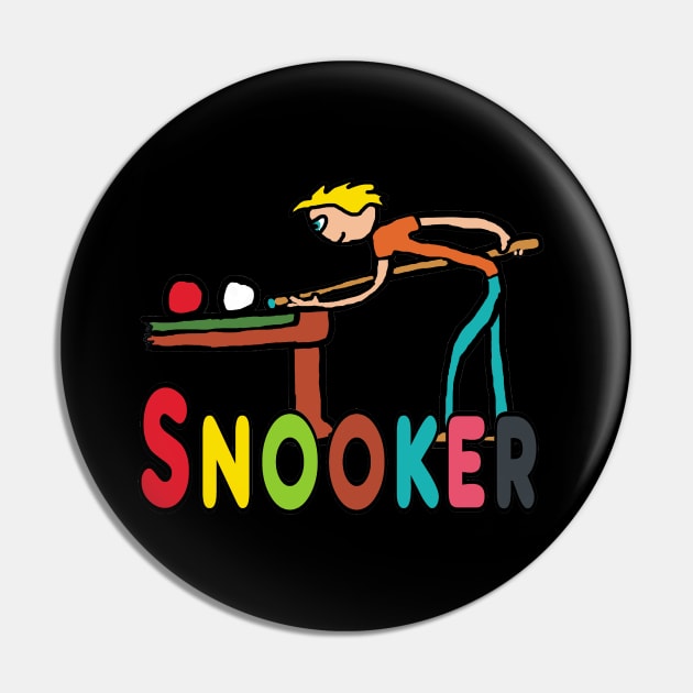 Snooker Pin by Mark Ewbie