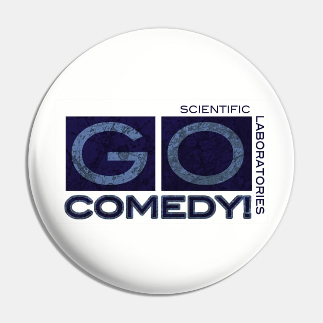 Go Comedy Scientific Laboratories Pin by gocomedyimprov