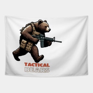 Tactical Bears Tapestry