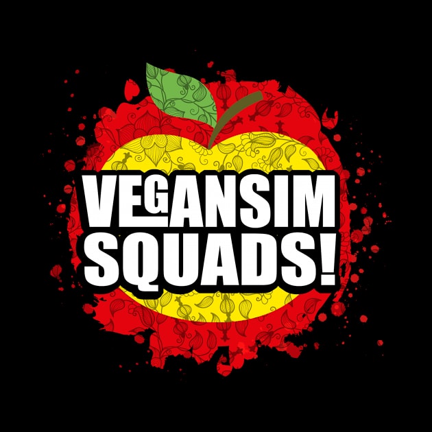 Healthy Veganism Illustrations Tee Shirt Gifts by PhoenixDamn