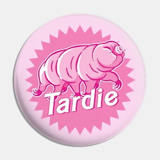 Tardie the Pink Tardigrade Pin