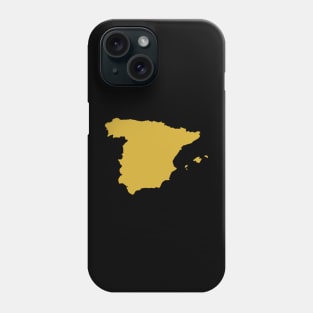 Map of spain Phone Case