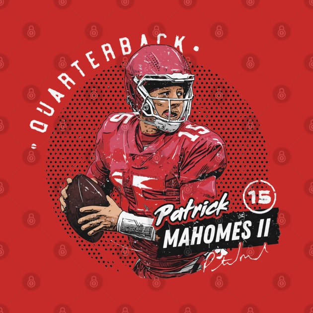 Patrick Mahomes Kansas City Dots by Chunta_Design