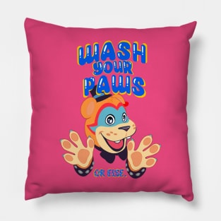 Wash Your Paws Pillow