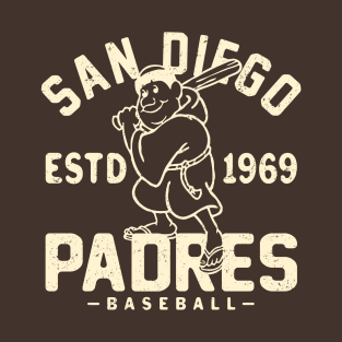 Retro San Diego Padres 2 by Buck Tee T-Shirt