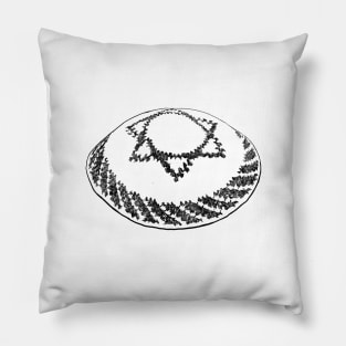 Kippah with Magen David embroidery Pillow