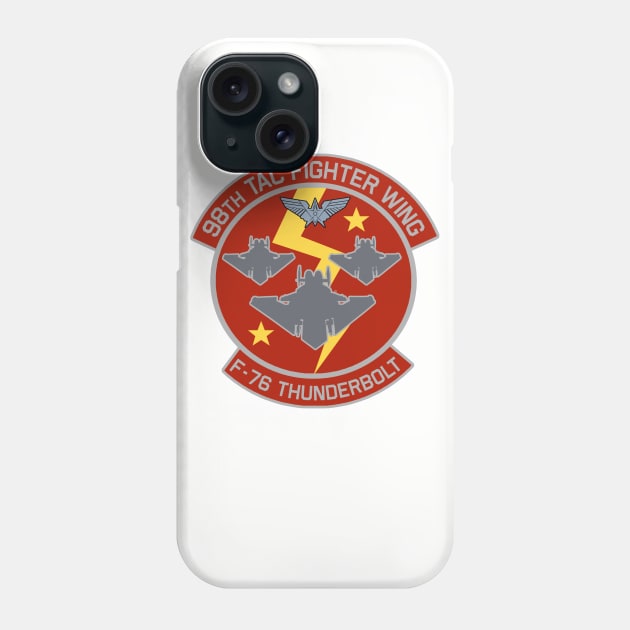 Starship Troopers TAC Fighter Wing Phone Case by PopCultureShirts