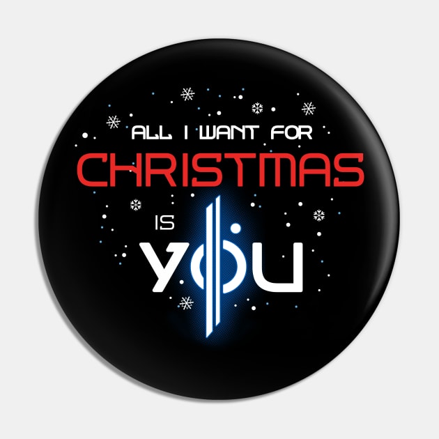 All I want for Christmas - Galactic Pin by Dama Designs