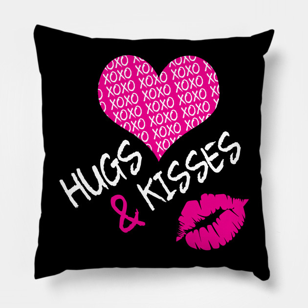 COUNTRY HEART LOVE SAYING TOSS CUSHION VALENTINE KISSES /& HUGS XOXO PILLOW