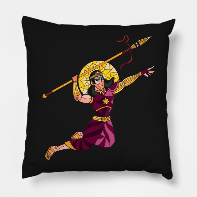 God of War 2 Pillow by artofkarthik