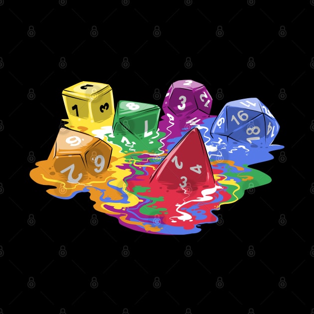 Melting Dice by Zascanauta