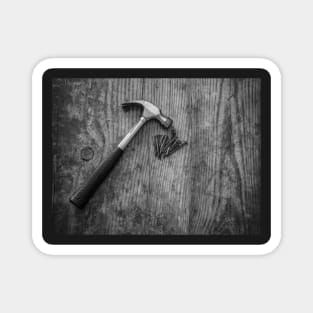 Hammer and nails Magnet