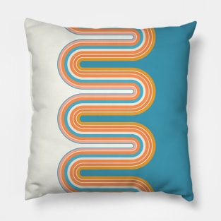 Retro Wave Abstract Pillow