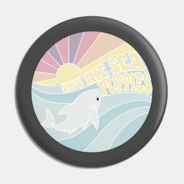 Save the Sea Puppies Pin by cozypillowx