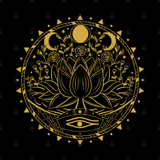 Lotus Flower Mandala by CelestialStudio