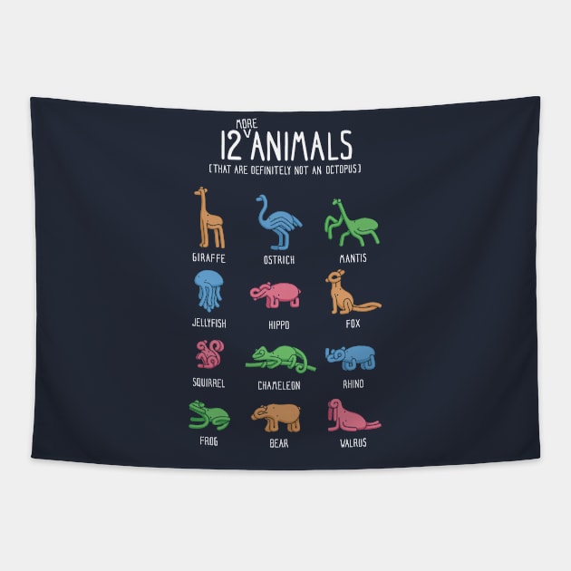 12 MORE Animals (That are Definitely Not an Octopus Tapestry by Gabe Pyle