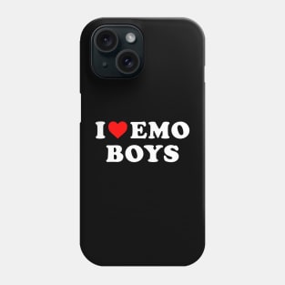 I Love Emo boys Phone Case