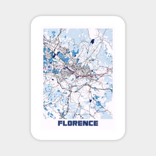 Florence - Italy MilkTea City Map Magnet