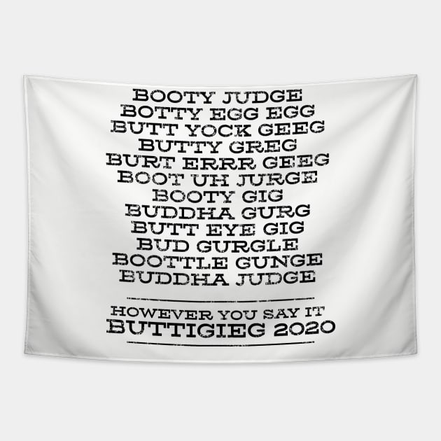 How do you say Mayor Pete Buttigieg's name? Funny list of ways people say it Tapestry by YourGoods