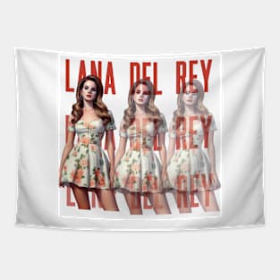 Lana, Lana, Lana! (White Background) Tapestry